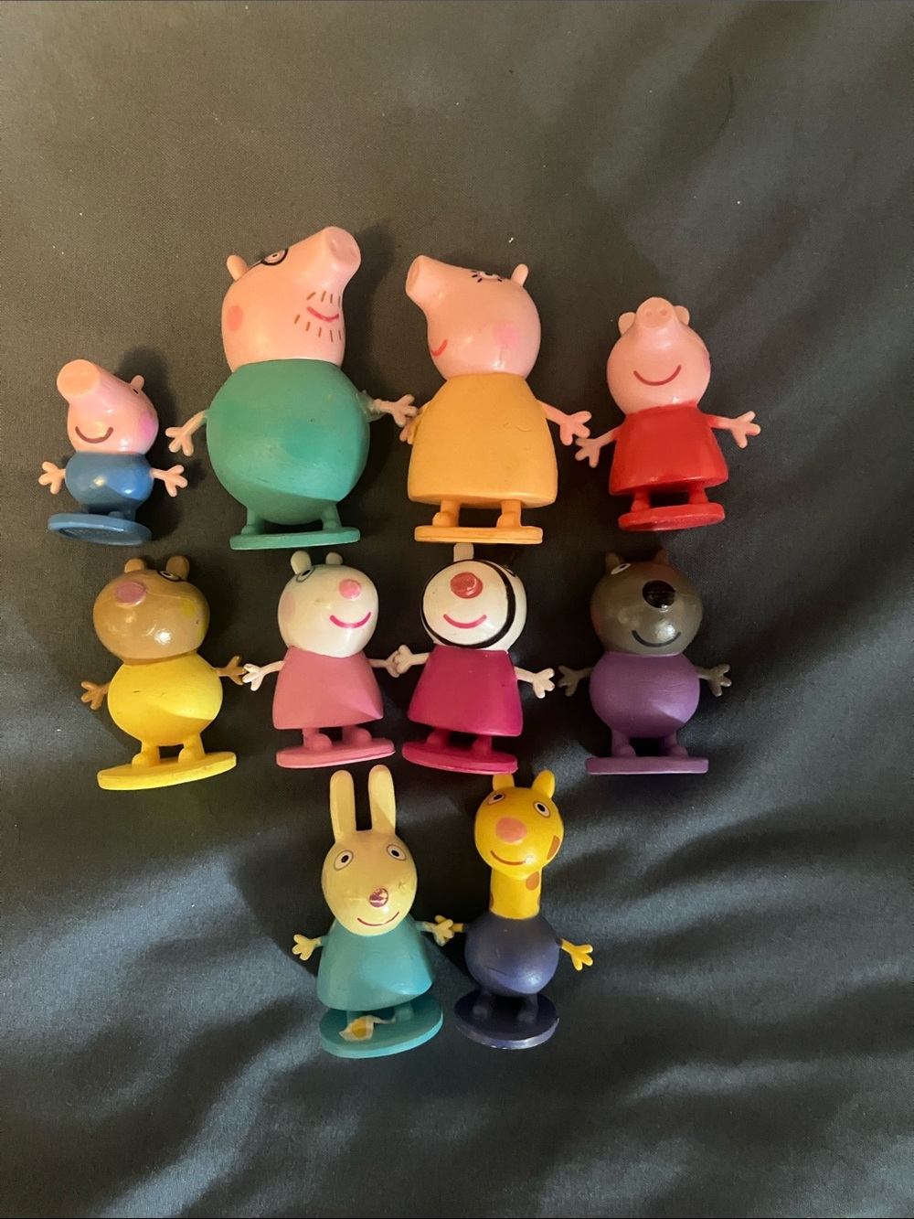 Peppa Pig Multicolor Character Toy Set - 11pcs